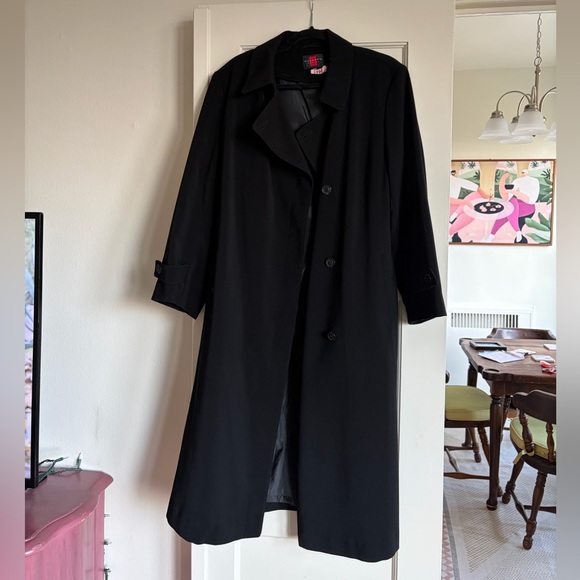 Black Trench Coat - Picture 2 of 5